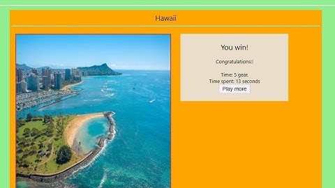 Image Puzzle Game in JavaScript