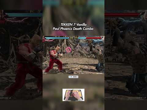 Paul Phoenix DEATH COMBO in Vanilla TEKKEN 7 🤜 #shorts
