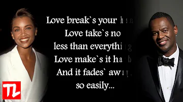 Vanessa Williams and Brian McKnight - Love Is (Lyrics Video) HD 🎵"