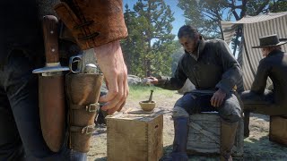 Charles will reward you with a deadly weapon upgrade if you do this - RDR2