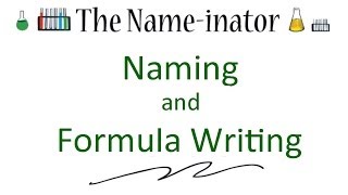 How to Name and Write the Formulas for Chemical Compounds: Introduction to The Name-inator