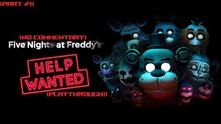 Five Nights At Freddy's: Help Wanted Playthrough | [Part #1] | Vent Repair With Mangle & Ennard