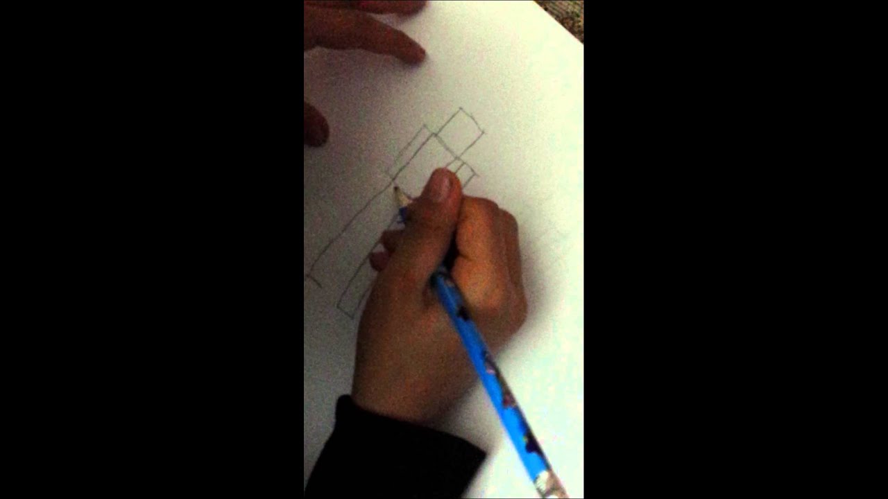 How to draw Enderman