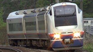 信越本線 E653系1100番台特急しらゆき8号 越後岩塚→塚山にて