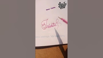 stylish name | Trishita | sk cursive art | how to make a stylish name | stylish signature