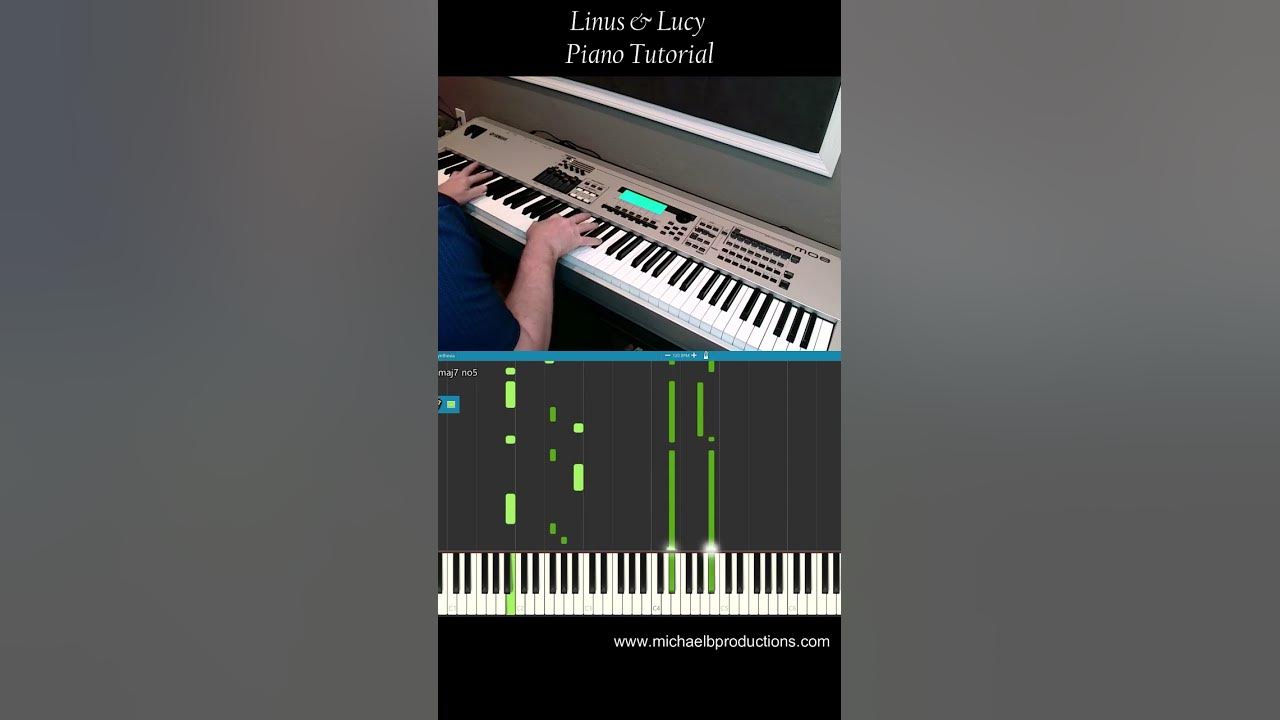 Linus and Lucy Piano Tutorial from A Charlie Brown Christmas