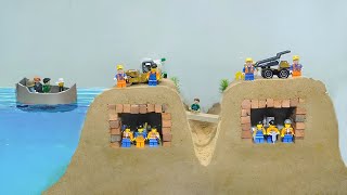 Dam Breach Experiment - Double Dam Failure Flooding the Underground mine
