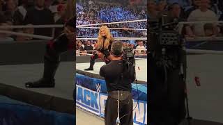 Natalya puts sharpshooter on Sasha Banks (Live footage from MVP Arena Albany, NY 4/22/2022)