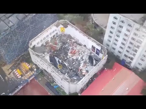 8 rescued after roof collapses at school in NE China