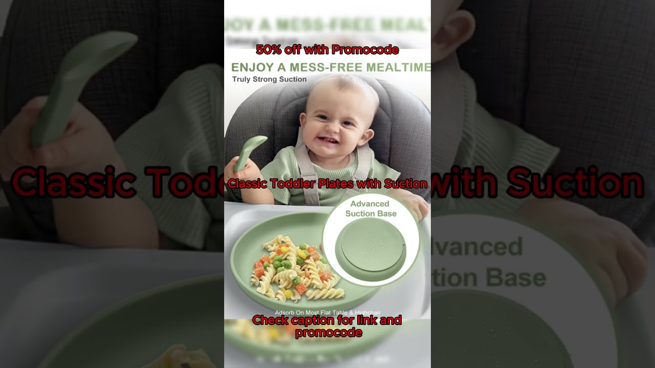 Classic Toddler Plates with Suction
