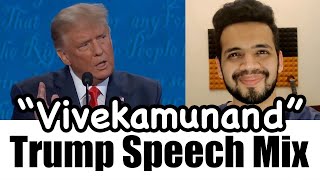 Donald Trump Mashup | Vivekamunand Mix | Dialogue with beats | Mayur Jumani x Trump Resimi