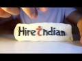 Hire indians logo formation