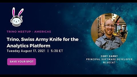 Trino, the Swiss Army Knife for the Analytics Platform