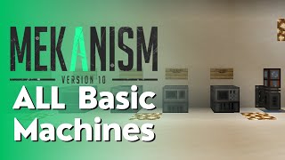 Mekanism - ALL Basic Machines Full Tutorial