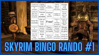 SKYRIM BINGO RANDO #1 - Portes aléatoires + Mort en extérieur !
