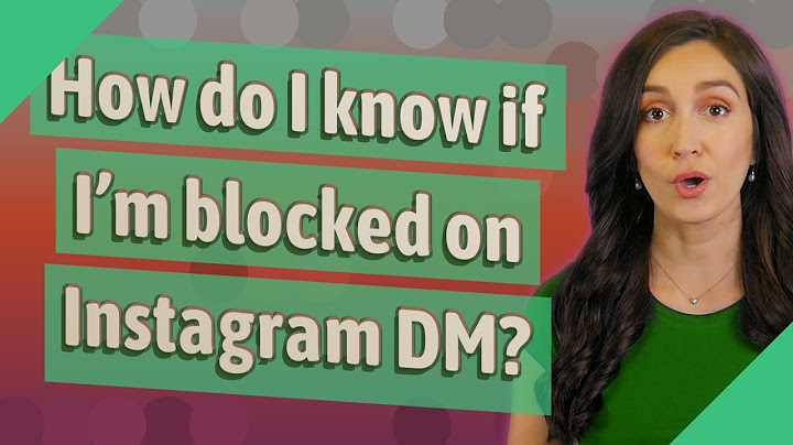How do you know if your blocked on instagram messages