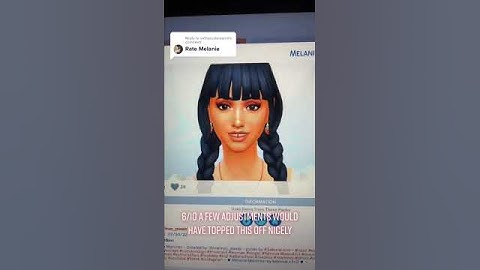 Rating Melanie Martinez in the sims 4 gallery #rating #viral #sims