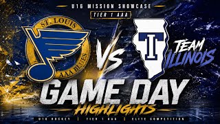 St. Louis AAA Blues vs Team Illinois | U16 Tier 1 AAA | Mission Showcase Highlights