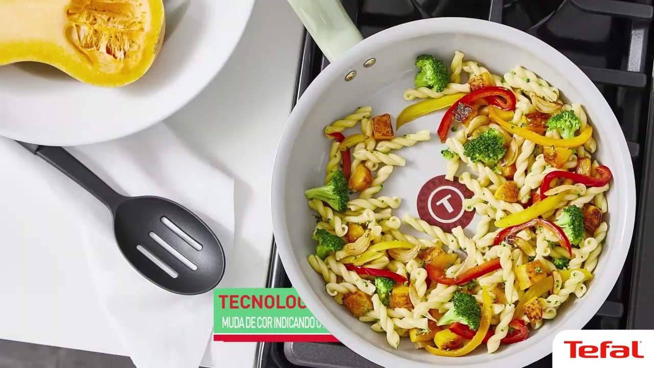 Jogo de Panelas Tefal Recycled Ceramic Verde 9 Peças | Tefal