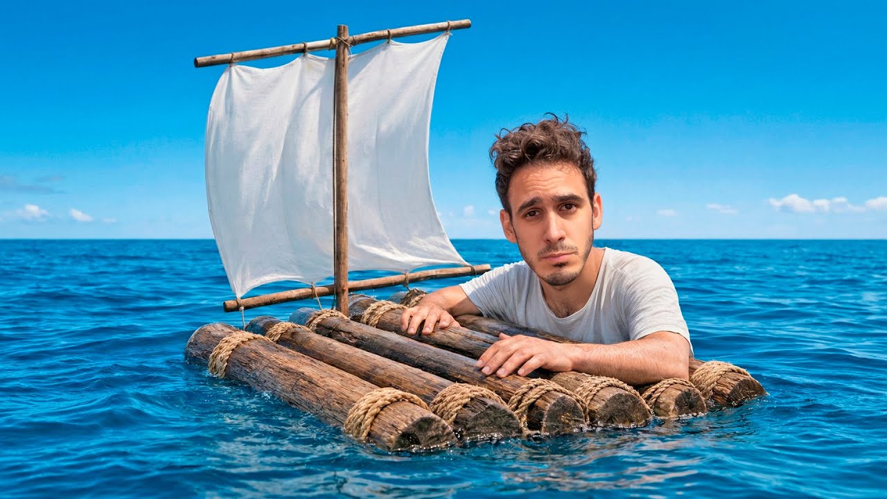 Intenté Sobrevivir En El MAR 🌊😰