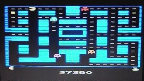 Atari 2600 Pac-Man Arcade Homebrew! Longplay On Flashback 9