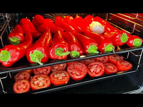 Öyle Bir Kahvaltılık Sos Yaptım ki Bayılacaksınızz😍🔥Kışlık Köz Domates ve Biberli Sos Tarifim🌶️🍅