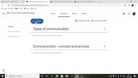 Adding material to Google classroom 1