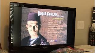 Opening and Menu to The Mummy (1932) 1999 DVD