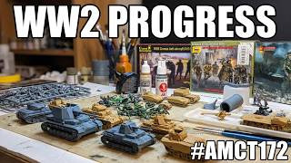 🪖 Build Update 1/72 scale WW2 German Tanks Soldiers more ! Models Whats on the bench 🪖