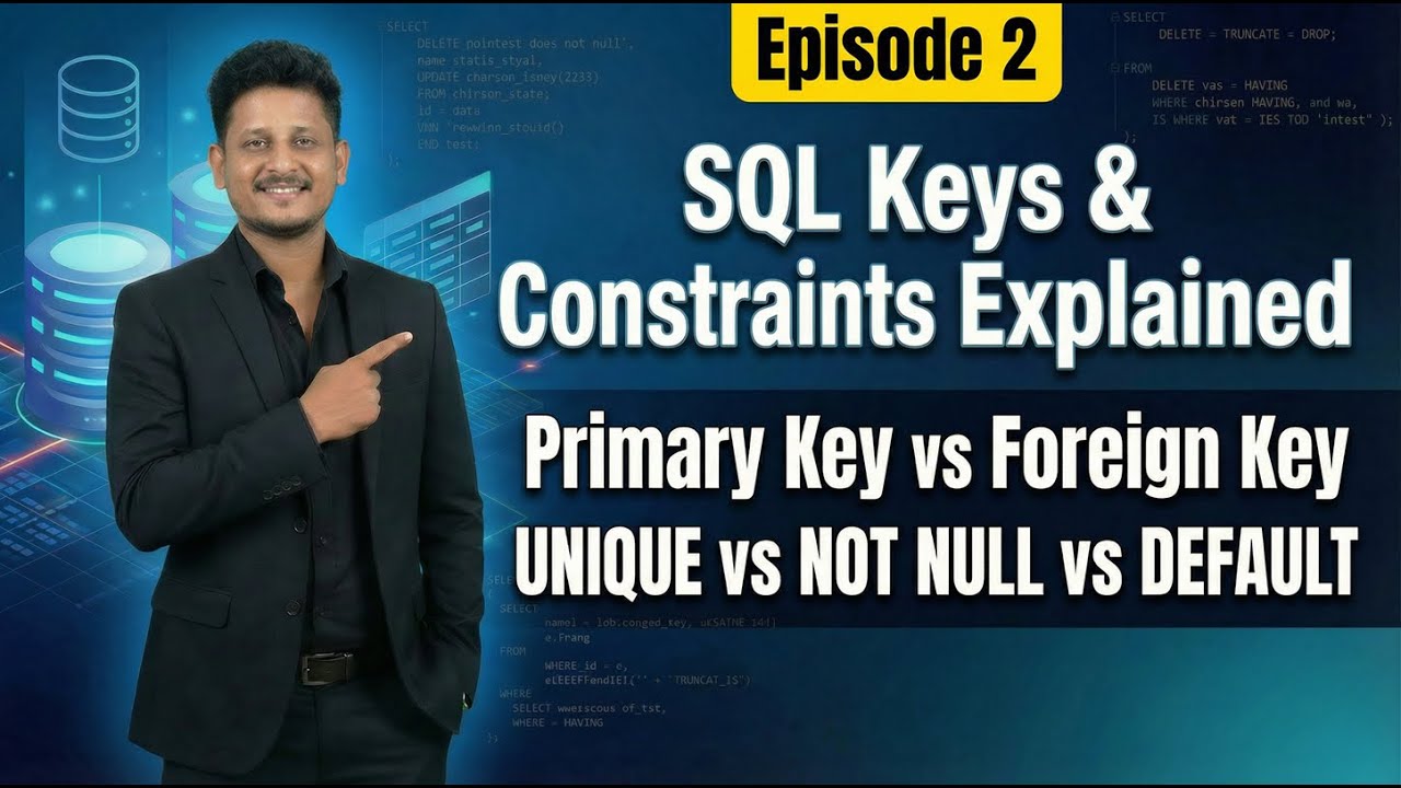 Создание главных SQL-ключей за 30 минут (первичные, внешние, уникальные, NOT NULL, по умолчанию)