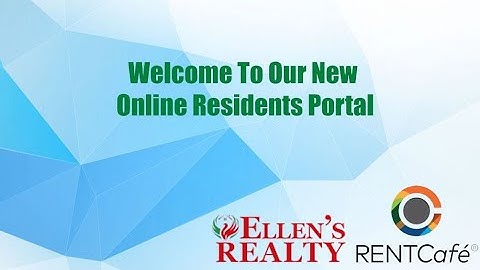 Online Resident Portal Tutorial
