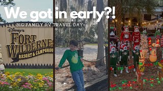DISNEY FORT WILDERNESS CAMPGROUND CHECK IN EARLY | TRAVEL DAY BUCEE'S AND DISNEY WORLD | CHRISTMAS