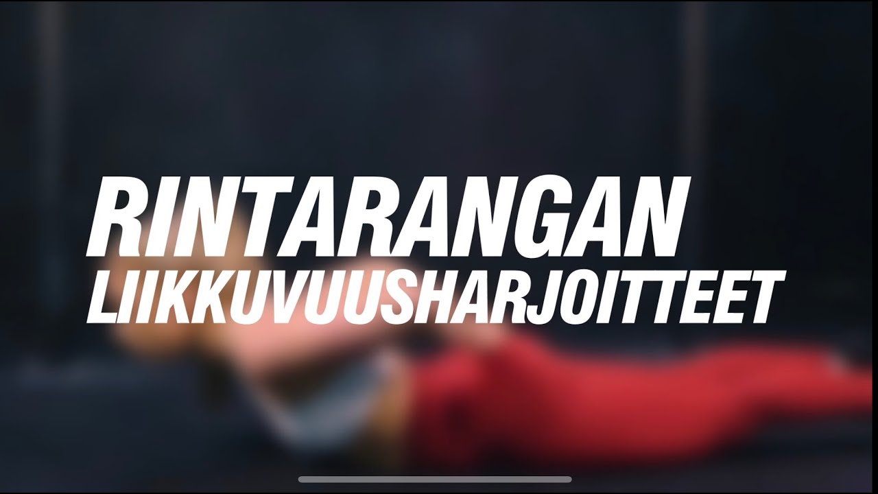 Rintarangan liikkuvuusharjoitteet
