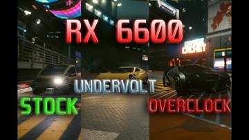 RX 6600| OVERCLOCK VS UNDERVOLT VS STOCK| FPS TEST