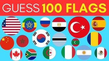 Can You Guess 100 Flags in 3 Seconds? 🚩🌎 ⏰ | Quizezy  !