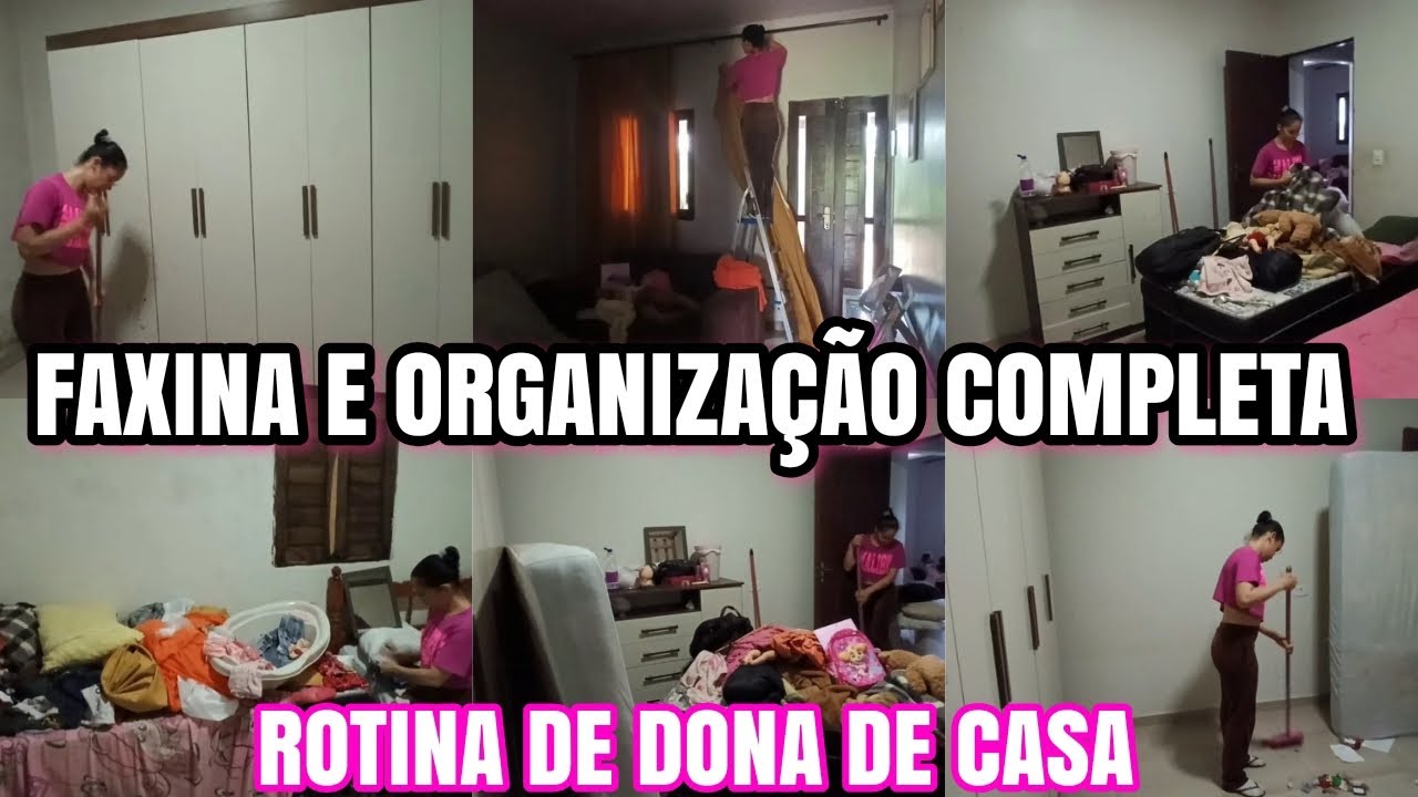ROTINA PESADA DE LIMPEZA🏡 Faxina do Começo ao Fim 🧺🧹+ Organização da Casa FAXINA PEZADA E DETALHADA🧽