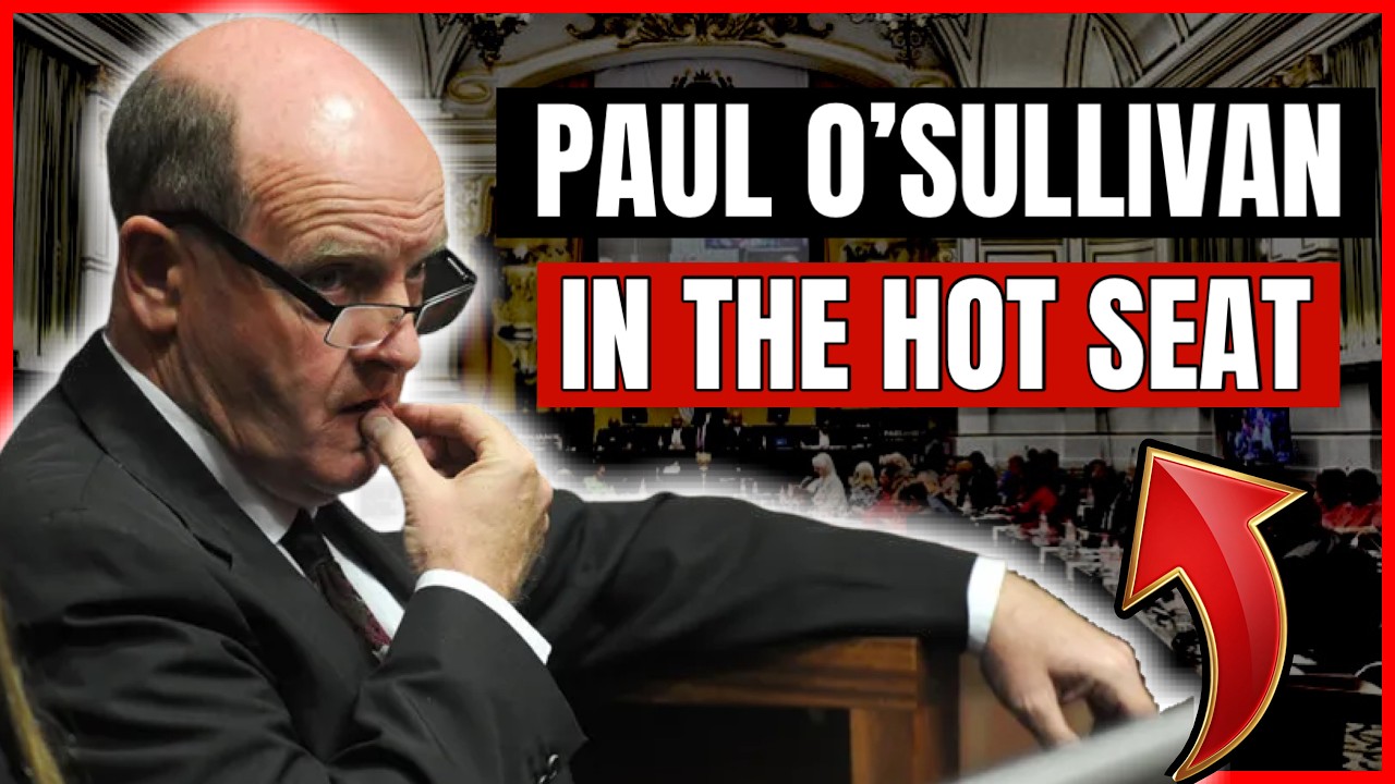 Paul O'Sullivan's First Day in The Hot Seat at AD HOC COMMITTEE HOLD