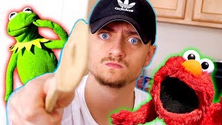 Elmo ANNOYS Best In Class & Cereal Ft Kermit The Frog
