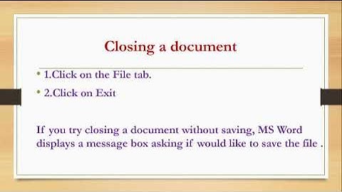 Class 4 Ch 3 Editing in MS Word 2010