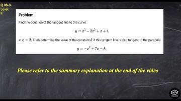 Q6-3: Tangent Line Problem | Cubic & Parabola Touching | High School Calculus Example : SAT, MCV4U