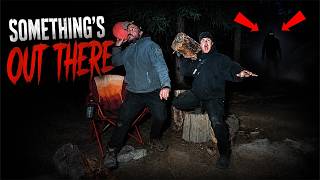 (WE HEARD IT SCREAM FROM HELL!) SOMETHING AMBUSHED US while WILD CAMPING in a HAUNTED FOREST