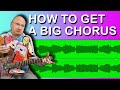 Creating a huge chorus  guitar production tips