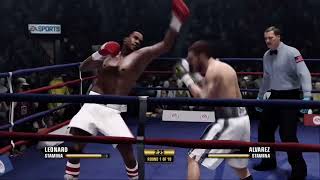 Sugar Ray Leonard Vs Canelo Alvarez how it would look like fight night champion