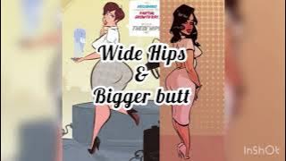 💜✨POWERFUL WIDER HIPS   BIGGER BUTT SUBLIMINAL