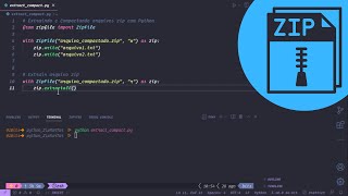 Python  - Compactando e Descompactando Arquivos Zip