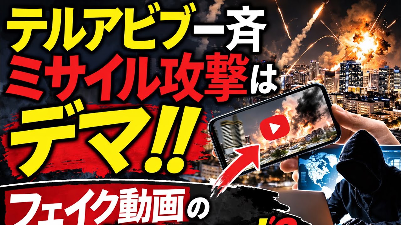 経済評論家上念司が5分で解説！テルアビブ一斉ミサイル攻撃はデマです！イランとロシアと中国のフェイク動画が拡散中！原油先物をみれば一発でわかります！