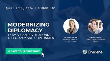 Modernizing Diplomacy: How AI Can Revolutionize Diplomacy and Government