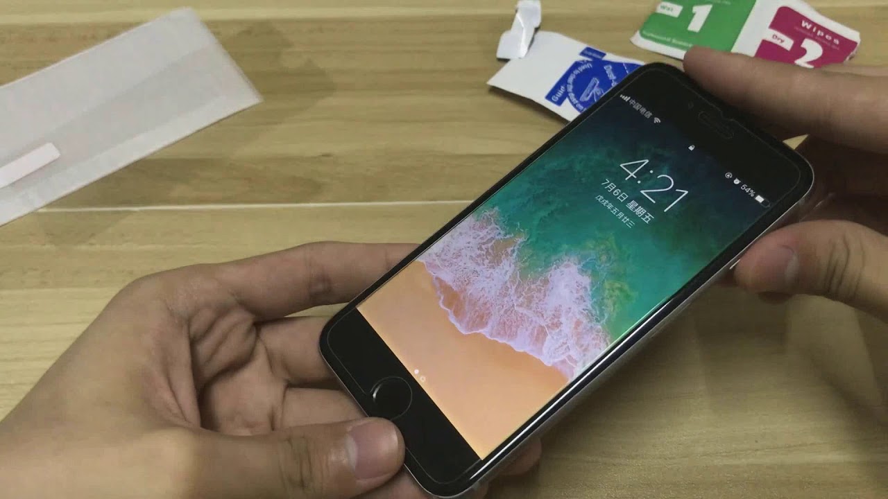 Installation of 2.5D tempered glass & usage of the liquid YouTube