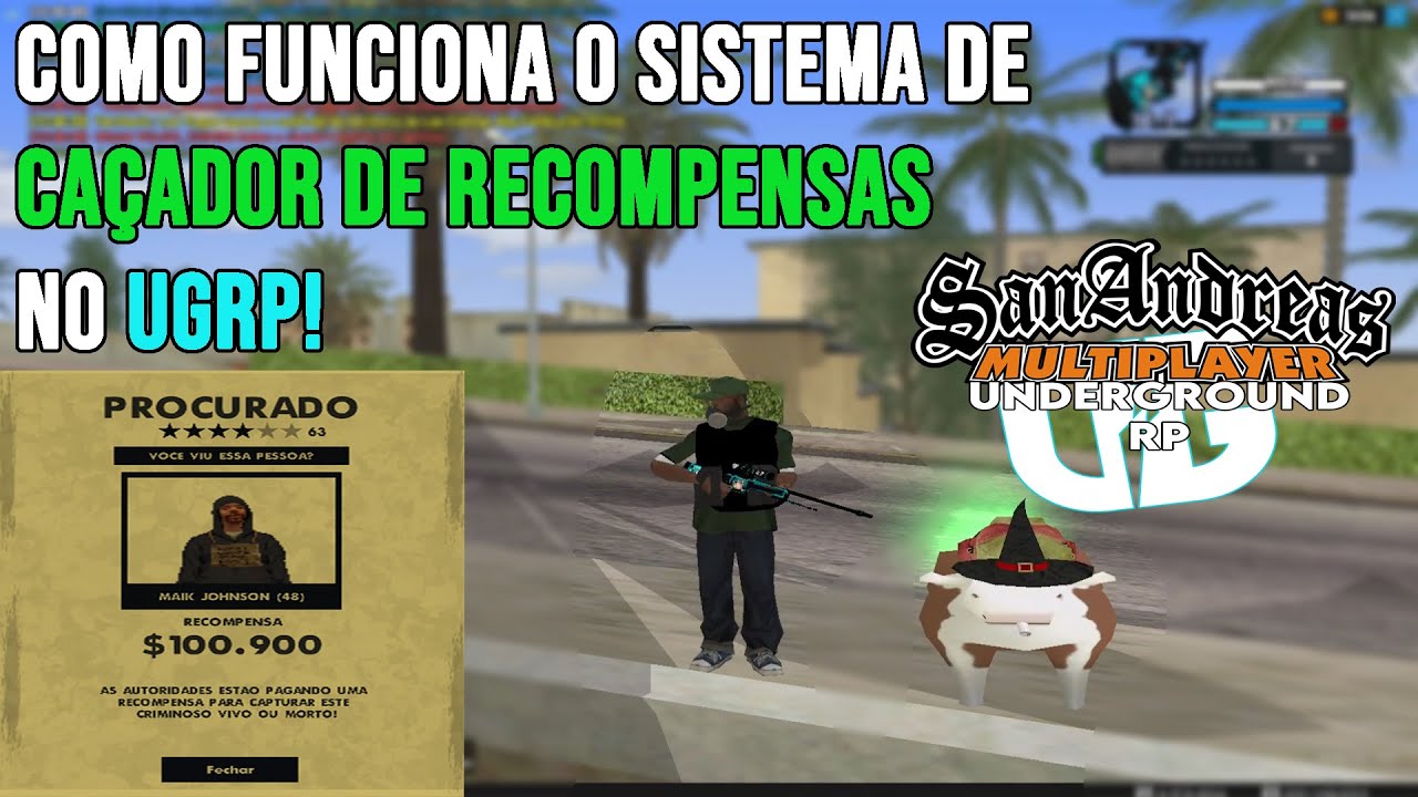 Como virar um Caçador de Recompensas no Underground RP