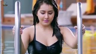 Rashi khanna hot kissing bikini seen&bed seen